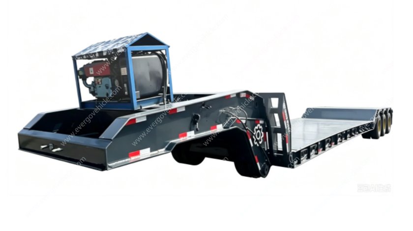 3 Axle Removable Gooseneck Trailer 