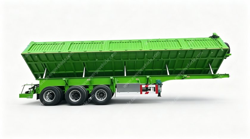 High Capacity 2/3/4/5 Axles Side Tipper Semi Trailer