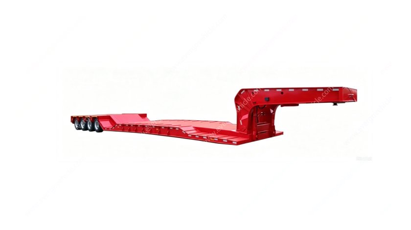 4 Axle Removable Gooseneck Semi Trailer