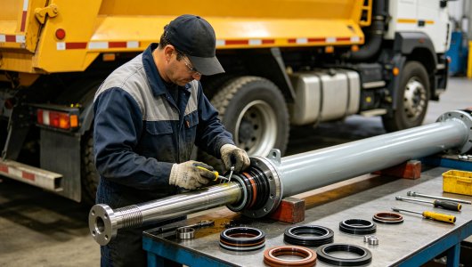 Inspection and Maintenance of Lifting Cylinders for Dump Semi Trailers