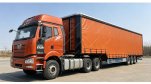 Semi‑remorque à rideau coulissant Tautliner 57 FT, capacité de charge 40T, volume 127 m³ pour transport de marchandises en vrac