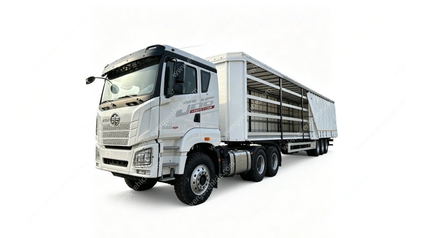 Cold‑Resistant Steel 3‑Axle Side Curtain Semi‑Trailer with Tarpaulin`