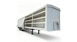 Cold‑Resistant Steel 3‑Axle Side Curtain Semi‑Trailer with Tarpaulin`