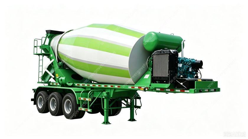 14CBM Concrete Mixer Semi Trailer
