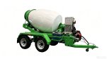 Portable Concrete Mixing Trailer