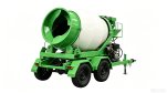 3 Yards Portable Concrete Mixer Trailer
