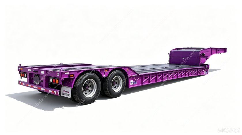 2‑Axle Removable Gooseneck Trailer 