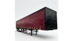 3 Axle Curtain Side Semi Trailer