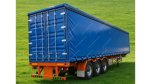 3 Axles Curtain Side Semi Trailer / Side Curtain Semi-trailer For Cargo Transport