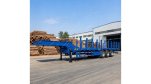 3 Axle Wood Log Semi Trailer | Heavy Duty Stake Timber Trailer for Wood Log Transportation
