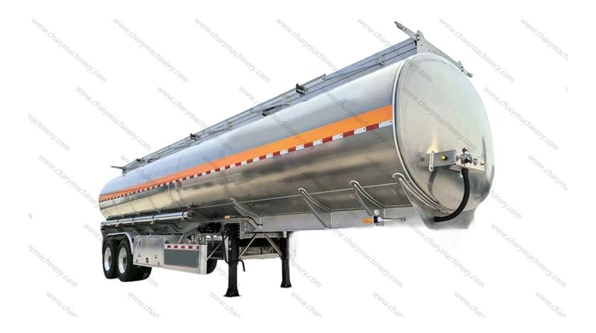 Réservoir d'huile en alliage d'aluminium à 2 essieux