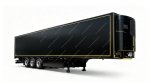 Remorque frigorifique à conteneur 3 essieux 60 m³ avec groupe frigorifique Thermo King