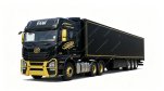 Remorque frigorifique à conteneur 3 essieux 60 m³ avec groupe frigorifique Thermo King