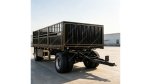 Remorque à timon à ridelles 2 essieux 13 tonnes pour transport de marchandises