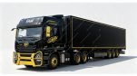 Remorque frigorifique à conteneur 3 essieux 60 m³ avec groupe frigorifique Thermo King