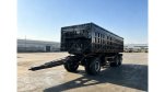 Remorque à timon basculante à 3 essieux, remorque complète pour transport vrac 40‑60 tonnes