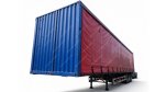 Semi-remorque à rideaux latéraux | Remorque à rideaux robuste pour transport de marchandises générales