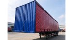 Semi-remorque à rideaux latéraux | Remorque à rideaux robuste pour transport de marchandises générales