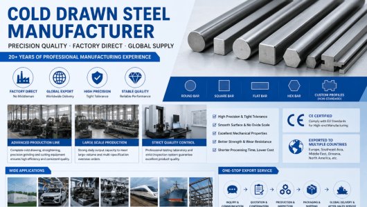 CE Certified Cold Drawn Steel Manufacturer 