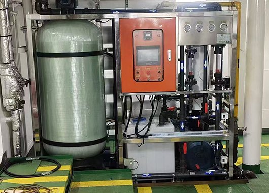 Sistema industrial de ósmosis inversa de agua de mar