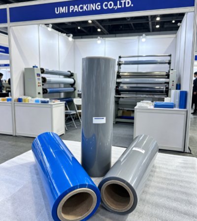Blue Grey POF shrink film