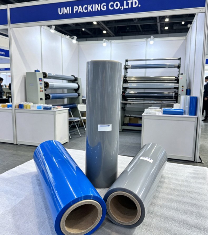 Blue Grey POF shrink film