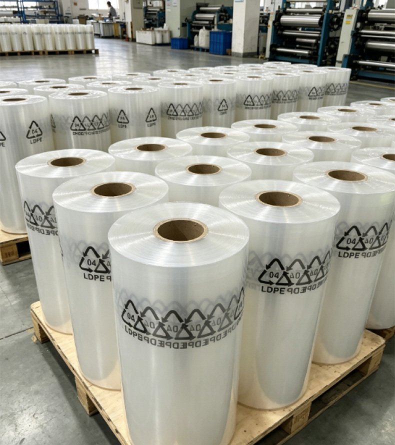 POF Film with Custom Logo Printing