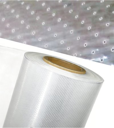 Hot needle perforated POF shrink film