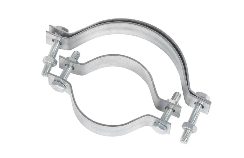 Galvanized flat steel clamp