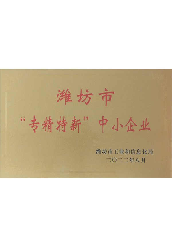 Specialized, Refined and Innovative Industries