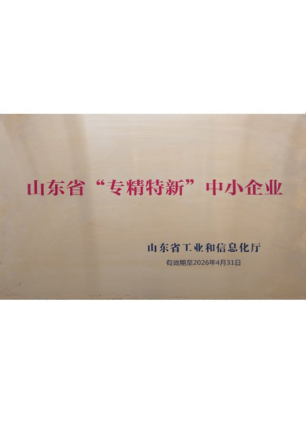 Specialized, Refined And Innovative Small And Medium-sized Enterprises In Shandong Province