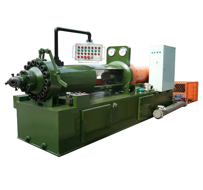 Hydraulic flux coating machine
