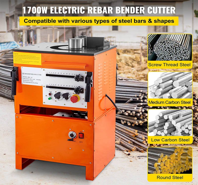 Rebar Bender Cutter RBC-25 Bending Cutting up to 25mm