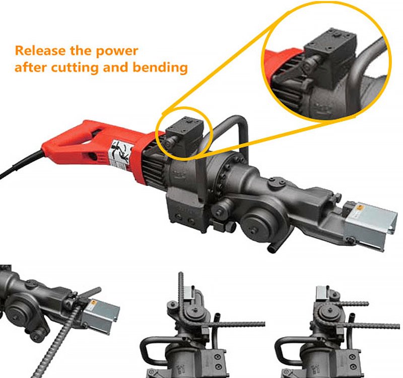 Portable Rebar Bender Cutter RBC-16