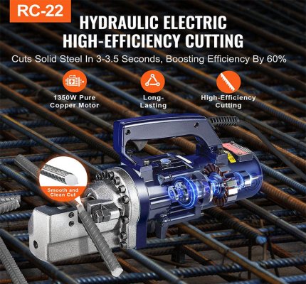 Portable Rebar Cutter RC-22 (max. cutting 22mm rebar)