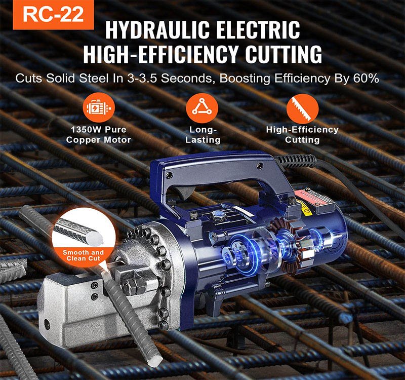 Portable Rebar Cutter RC-22 (max. cutting 22mm rebar)