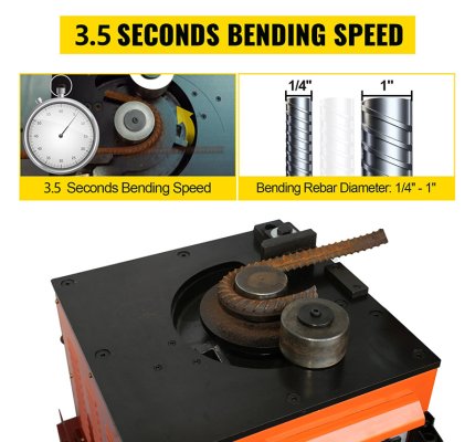 Rebar Bender RB-25 Bending Range 6~25mm