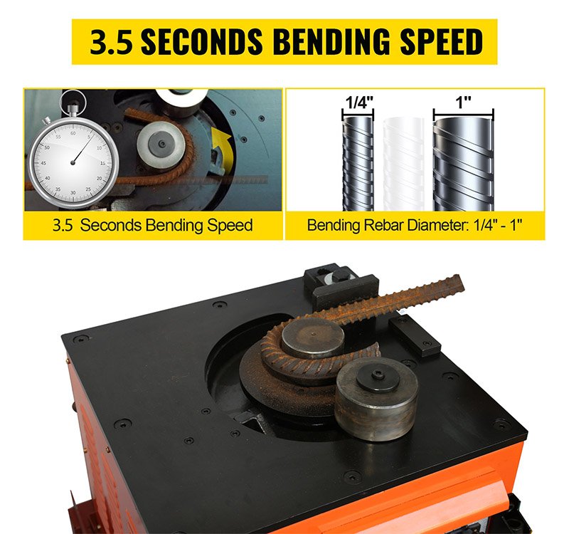 Rebar Bender RB-25 Bending Range 6~25mm