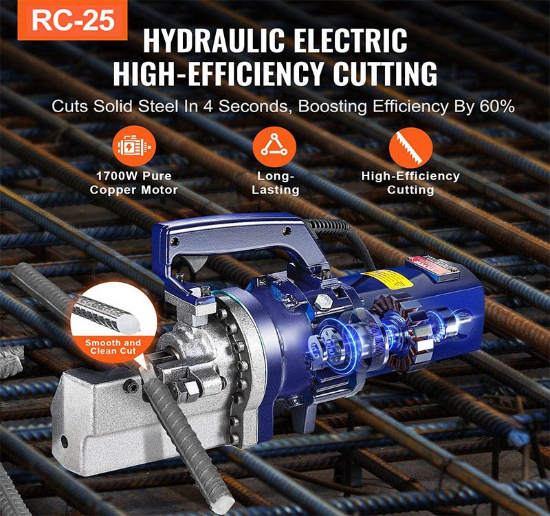 Portable Rebar Cutter RC-25(max. cutting 25mm rebar)