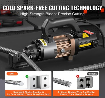 Portable Electric Rebar Cutter PC-22 (max. cutting 22mm rebar)
