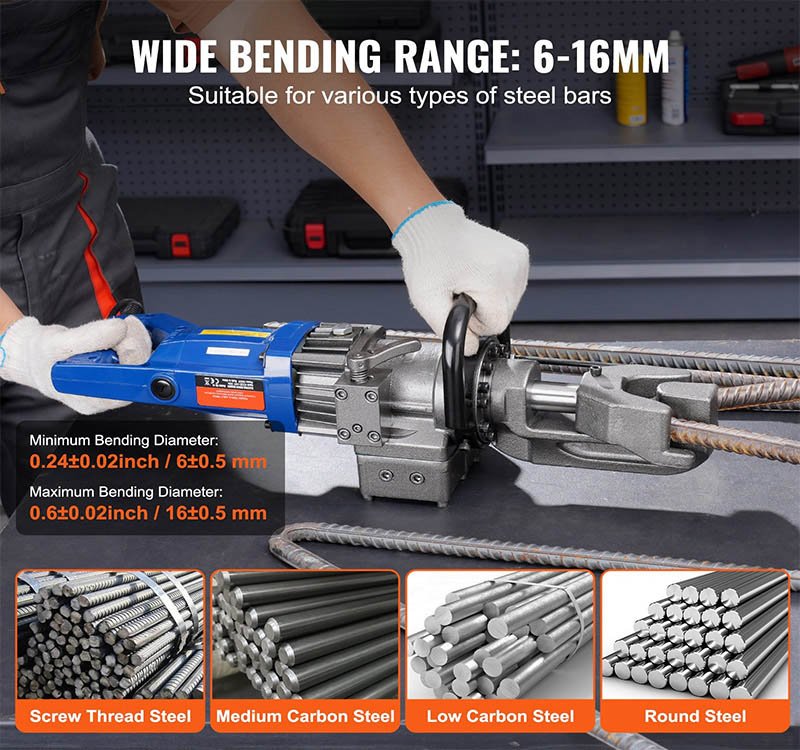 Portable Rebar Bender RB-16
