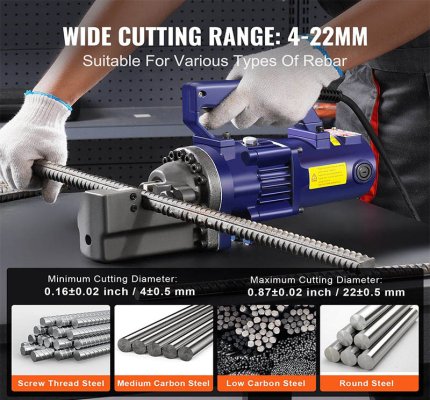 Portable Rebar Cutter RC-22 (max. cutting 22mm rebar)