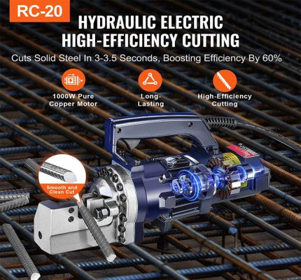 Portable Rebar Cutter RC-20 (max. cutting 20mm rebar)