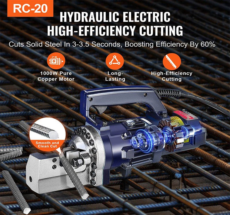 Portable Rebar Cutter RC-20 (max. cutting 20mm rebar)