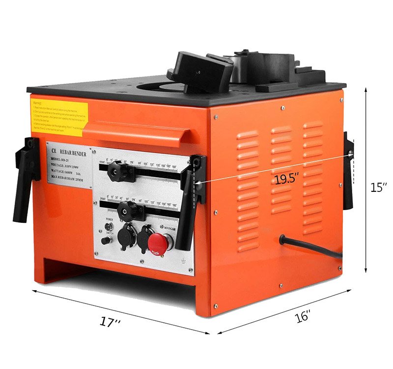 Rebar Bender RB-25 Bending Range 6~25mm