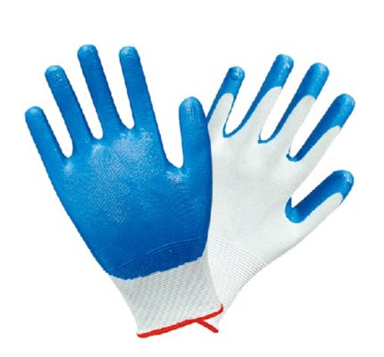 Knitted Coated Work Gloves (Latex/PVC/Nitrile Dipped Gloves)