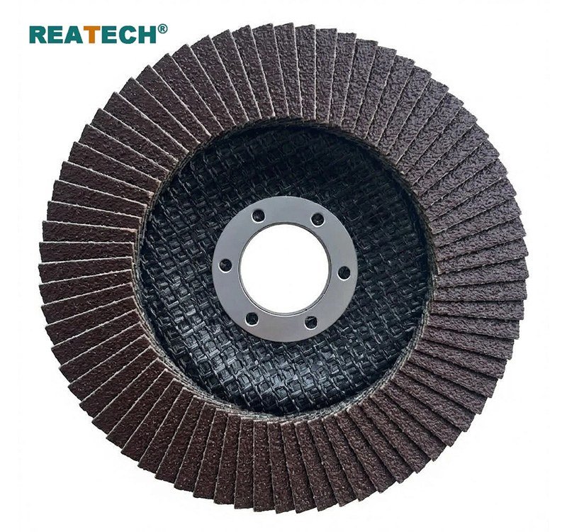 A Brown Aluminum Oxide Flap Discs