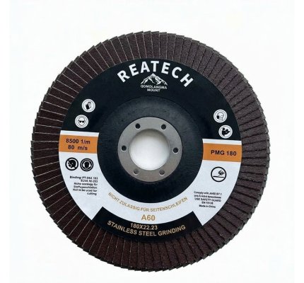 A Brown Aluminum Oxide Flap Discs