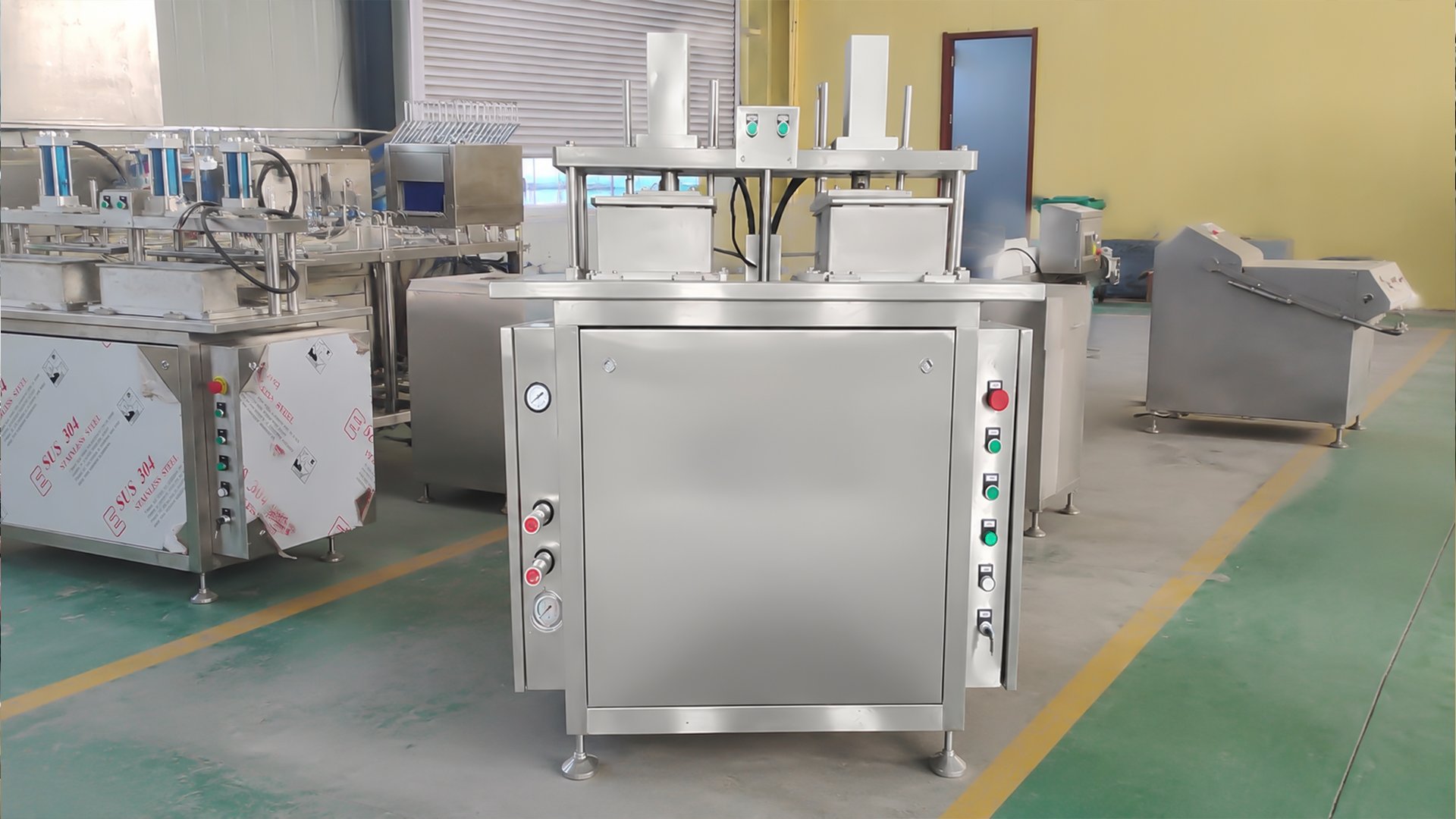US304 Henger Global HE-MP002 3D гидравлический пресс для мяса, производственный цех