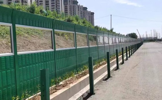 Acrylic noise barrier